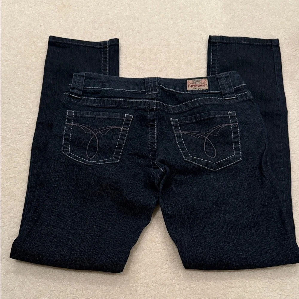 Paris Blues Women's Dark Blue Jeans Y2K - Picture 6 of 6